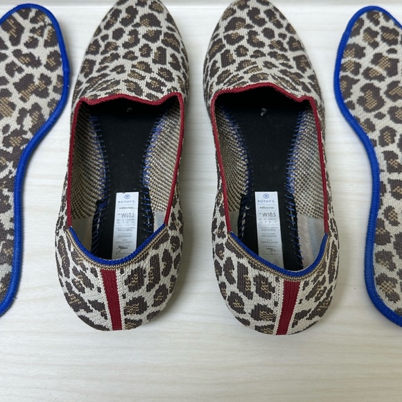 Rothy’s The Loafer in Mocha Spot Leopard - size 10.5 - Picture 3 of 5